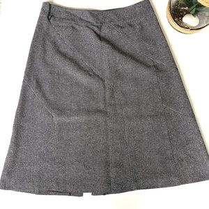 Vintage A-line skirt size 6 black/white